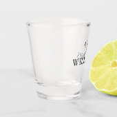 Klassische personalisierte Golfschläger mit Namen Schnapsglas (Links)