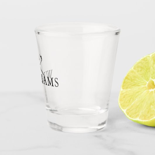 Klassische personalisierte Golfschläger mit Namen Schnapsglas (Rechts)