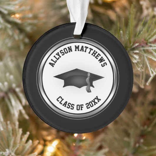 Klassische Personalisierte Graduierungsklammer und Ornament (Baum)