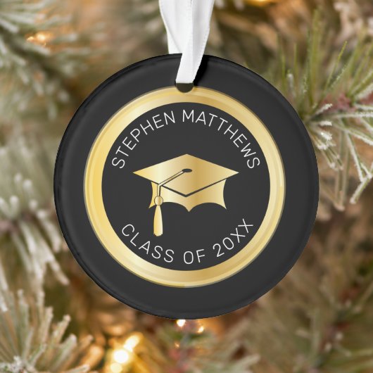 Klassische Personalisierte Graduierungsobergrenze  Ornament (Baum)