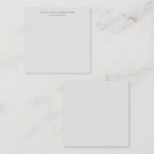 Klassische Personalisierte kundenspezifische Minim Mitteilungskarte (Vorne/Hinten)