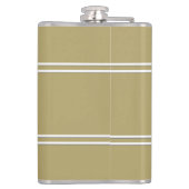 Klassische Personalisierte Monogramm-Initialen Dri Flachmann (Rückseite)