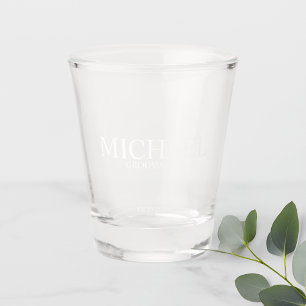 Klassische Personalisierte Trauzeuge Schnapsglas