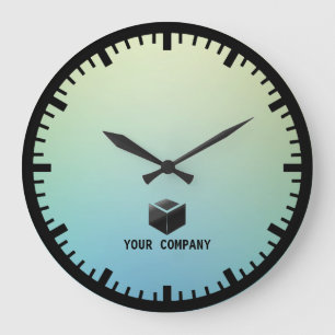 Klassische personalisierte und bearbeitbare Untern Große Wanduhr