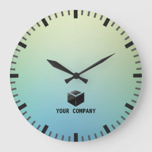 Klassische personalisierte und bearbeitbare Untern Große Wanduhr