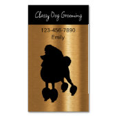 Klassische Pet Grooming Magnetkarten Magnetische Visitenkarte (Vorderseite Vertikal)