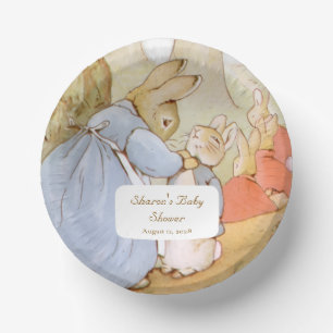 Klassische Peter Hase Babyparty Pappteller