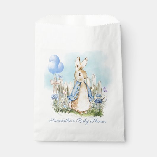 Klassische Peter Rabbit Baby Duwer Favoriten Geschenktütchen (Vorderseite)