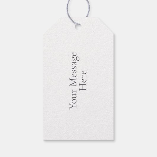 Klassische Peter Rabbit Personalisierte Geschenket Geschenkanhänger (Rückseite)