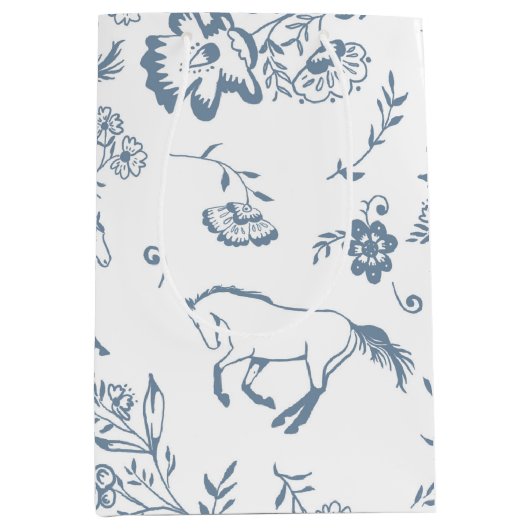 Klassische Pferde Mittlere Geschenktüte (Vorderseite)