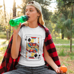 Klassische Pik-Bube-Pokerkarte T-Shirt
