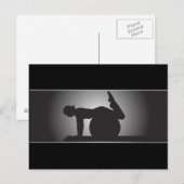 Klassische Pilates Post Card Postkarte (Vorne/Hinten)