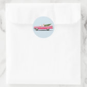 KLASSISCHE PINK CAR CLASSER CHRISTMAS STICKERS (Tasche)