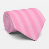 Klassische Pink Stripe Krawatte Stilvoll Trendy (Gerollt)