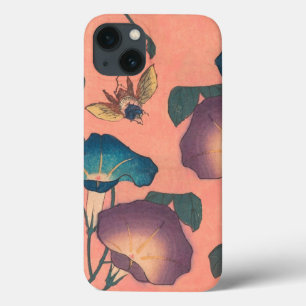 Klassische Pinke Bienen-Blumen-Kunst von Hokusai Case-Mate iPhone Hülle