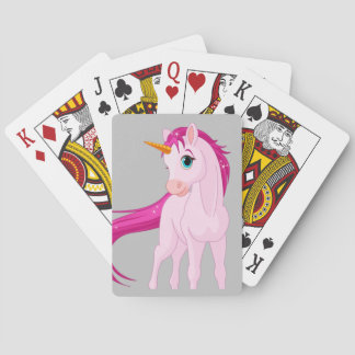 Klassische Playing Cards, rosa Einhorn Spielkarten