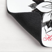 KLASSISCHE POINSETTIA Mousepad (Ecke)