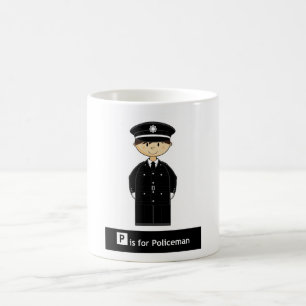 Klassische Polizist-Kaffee-Tasse Kaffeetasse