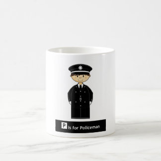 Klassische Polizist-Kaffee-Tasse Kaffeetasse