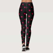 Klassische Polka-Punkt-Leggings - Leggings (Rückseite)