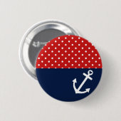 Klassische Polka-Punkt-SeeLiebe Button (Vorne & Hinten)
