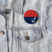 Klassische Polka-Punkt-SeeLiebe Button (Beispiel)