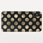Klassische Polka-Punktmuster Case-Mate iPhone Hülle (Rückseite (Horizontal))