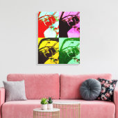Klassische Pop Kunst Leinwanddruck (Insitu (Wohnzimmer))