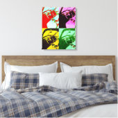 Klassische Pop Kunst Leinwanddruck (Insitu (Schlafzimmer))