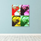 Klassische Pop Kunst Leinwanddruck (Insitu (Holzboden))