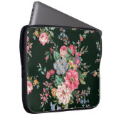 Klassische Populäre Blume Nahtloses Muster im Hint Laptopschutzhülle (Vorne Rechts)
