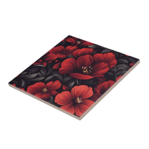 Klassische portugiesische Rose Keramik Tiles Fliese