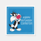 Klassische Pose Sylvester jr. | Serviette (Vorderseite)