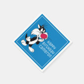 Klassische Pose Sylvester jr. | Serviette (Ecke)