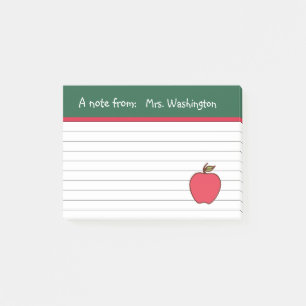 Klassische Post-it-Notizen von Teacher's Apfel Post-it Klebezettel