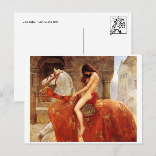 Klassische Postkarte (Vorne/Hinten)