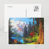 Klassische Postkarte (Vorne/Hinten)