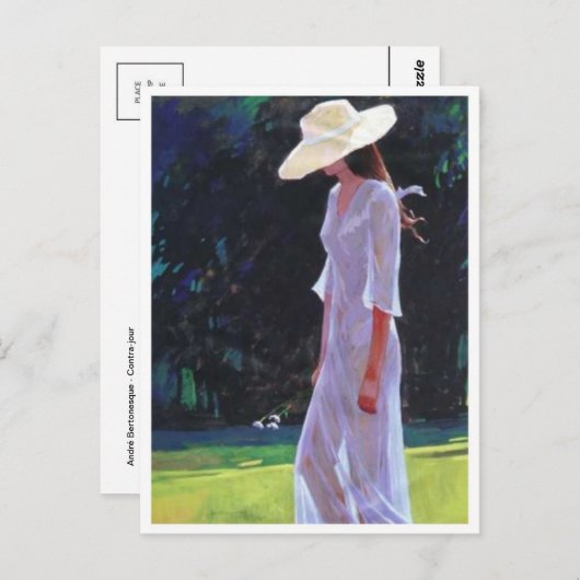 Klassische Postkarte (Vorne/Hinten)