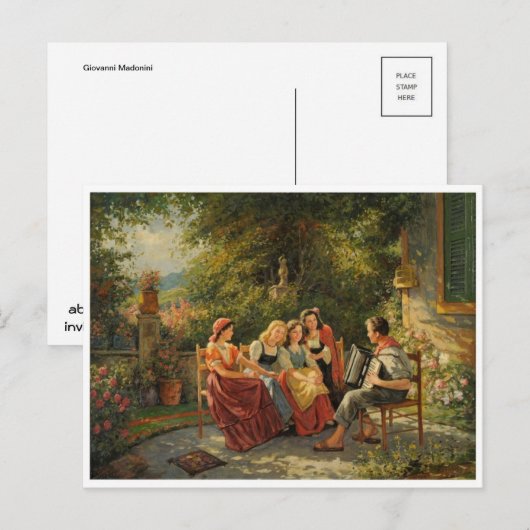 Klassische Postkarte (Vorne/Hinten)