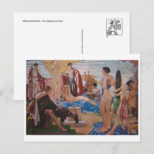 Klassische Postkarte (Vorne/Hinten)