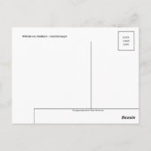 Klassische Postkarte (Rückseite)