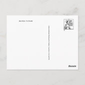 Klassische Postkarte (Rückseite)
