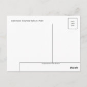 Klassische Postkarte (Rückseite)