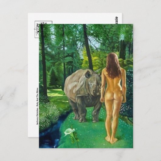 Klassische Postkarte (Vorne/Hinten)