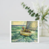 Klassische Postkarte (Stehend Vorderseite)