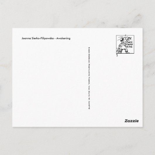 Klassische Postkarte (Rückseite)