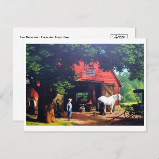 Klassische Postkarte (Vorne/Hinten)