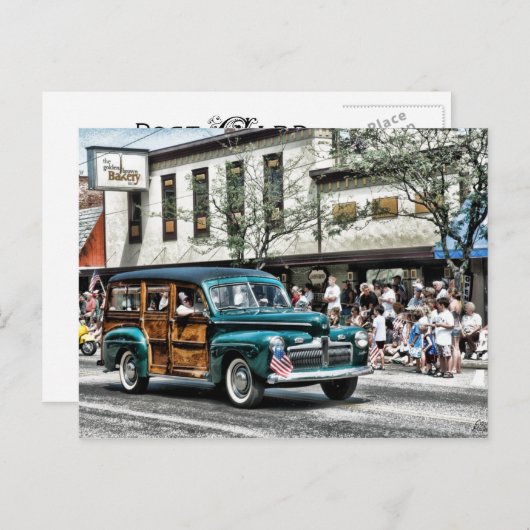 Klassische Postkarte (Vorne/Hinten)