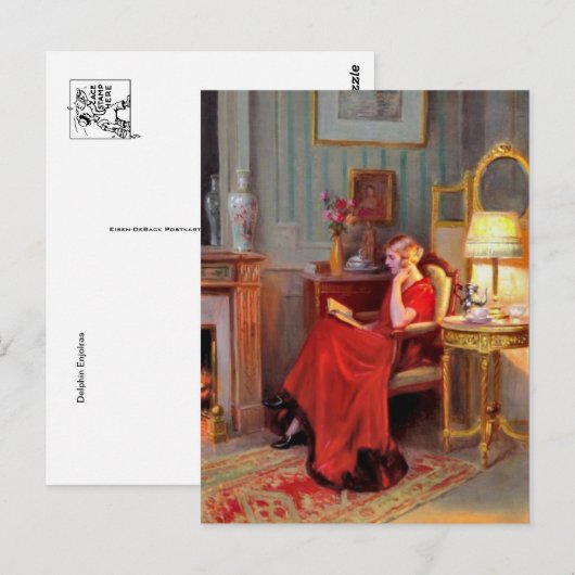 Klassische Postkarte (Vorne/Hinten)