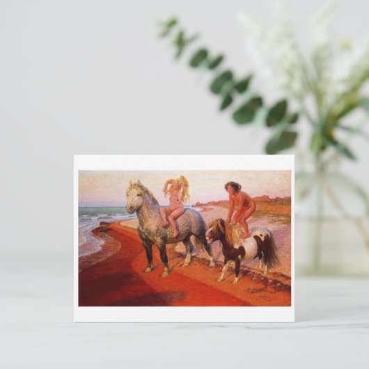 Klassische Postkarte (Stehend Vorderseite)